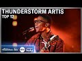 Thunderstorm Artis' Soulful "Fire and Rain" | American Idol