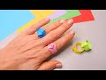 DIY Оригами Кольцо из бумаги. Как сделать колечко из бумаги своими руками. Простые поделки из бумаги