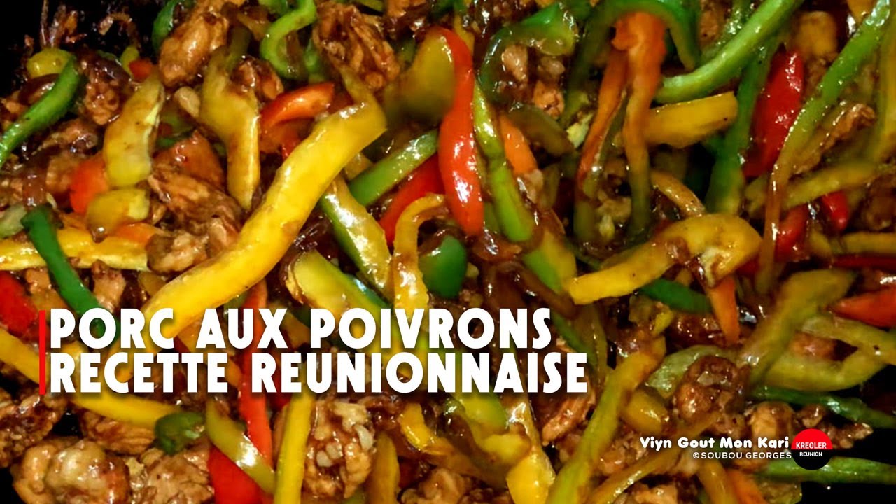 Sauté de porc aux poivrons arc-en-ciel : un régal coloré !