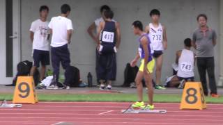 20150919群馬高校新人陸上男子200m決勝