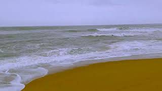 On Beach seaside high tide .