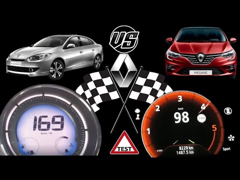 Renault Megane 4 1.5 Dci 110 Hp VS Fluence 1.5 dci 110 Hp-0-170 -hız-Testi-Hız denmesi incelme pov