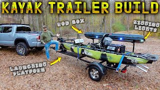 Building the BEST DIY Kayak Trailer for Kayak Bass Fishing Tournaments [ FULL BUILD ]