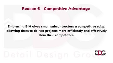 10 Reasons Why Small Subcontractors and General Contractors Should Embrace BIM