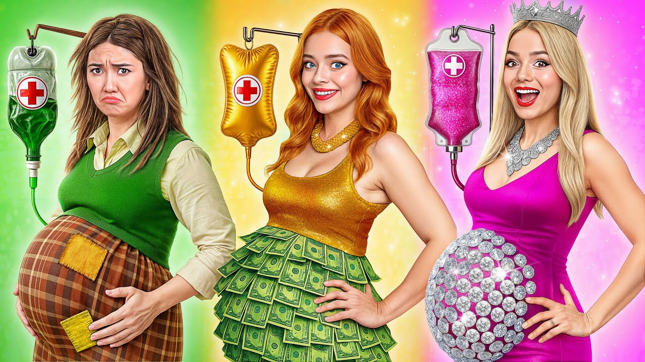 Богатая vs Бедная vs Гига Богатая Беременная в Больнице от Multi DO Team