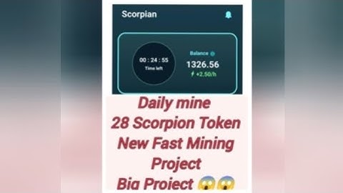 #2024 #new #free #daily #mining #project 😱😱 daily mine 26 Token 😱 don
