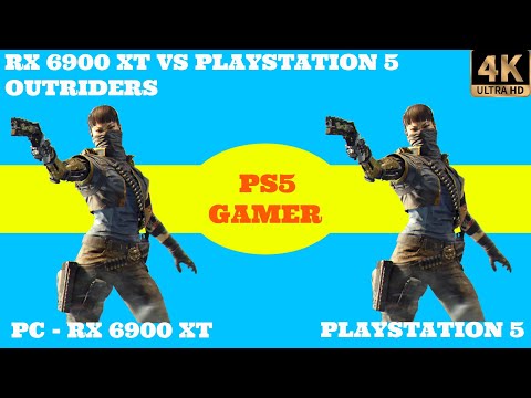 OUTRIDERS - Playstation 5 X VS PC - RX 6900 XT RDNA 2 COMPARISON. 2000$ PC vs 500$ PS5