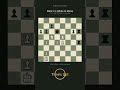 Can You Solve This? Mate in 1 — White to Move #Shorts #ChessPuzzle