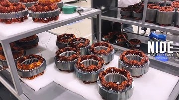 3 Stations Stator Winding and Inserting Machine for Induction Motor Manufacturing