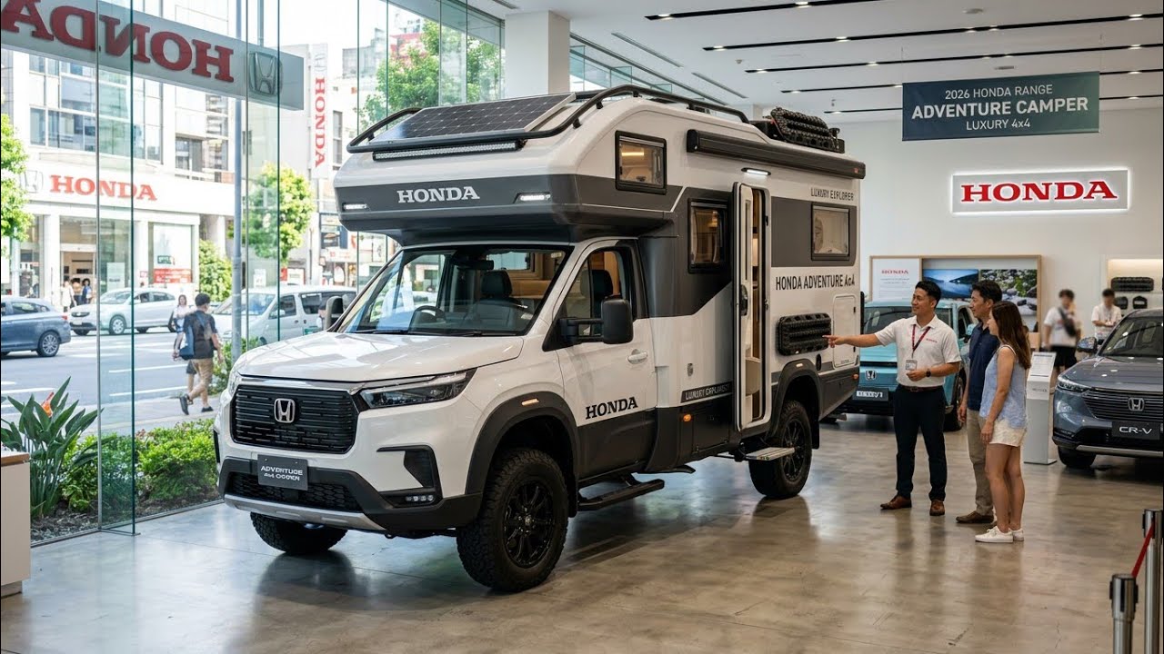 New 2026 Honda Motorhome Camper | Ultimate Off Road Luxury Camper Van ...