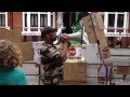 Demonstration outside the Ecuadorian embassy to free Julian Assange