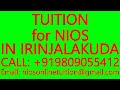 TUITION for NIOS IN IRINJALAKUDA- SECONDARY &amp; SENIOR SECONDARY- MATHS, SCIENCE, PHYSICS, CHEMISTRY