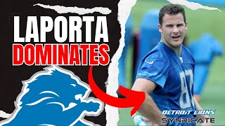 Rookie TE Sam Laporta "UNCOVERABLE" DAY 2 of Detroit Lions Rookie Minicamp