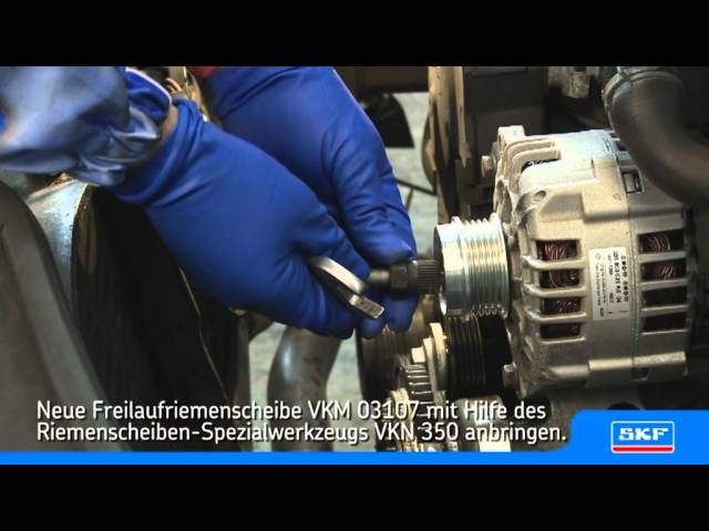 SKF Wechsel des Generatorfreilaufes (am Fahrzeug) VKM 03107 