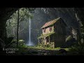 Secret Cabin Behind the Jungle Cave – Tropical Rain Ambience &amp; Wild Nature Sounds