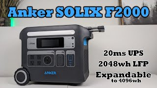 Anker SOLIX F2000 -  Best Choice of 2023?!  Excellent Performance - 2048WH - LFP - 2400W Inverter