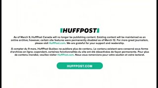 Huffington Post shuts down Canadian operations