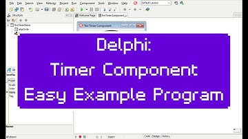 Delphi - Timer Component Example