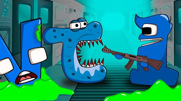 Number Lore Vs Zombies - Are Alphabet lore alive? Part 3