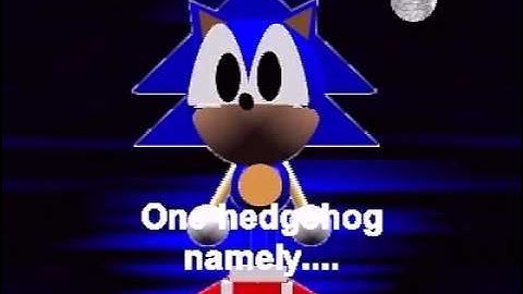 Sonic Robo Blast 2 - Very First Intro