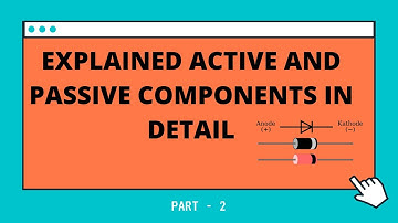 Active and passive  Electronics components (hindi main)