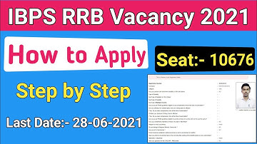 Ibps rrb online form kaise bhare 2021 | how to fill ibps rrb clerk online form 2021