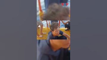 Nhà giàn DK1/21 kịp thời cứu giúp ngư dân bị nạn trên biển #vovgiaothong