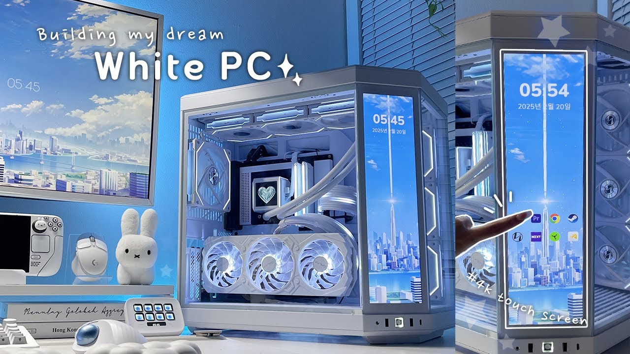 Y70 Touch Infinite  White 新品未使用品 Y70 touch infinite - Our New PC Case with LCD Screen - Snow White