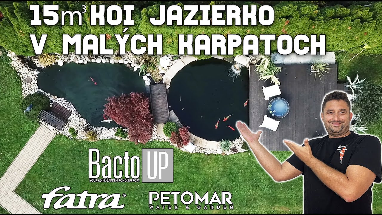 15 m³ pokoja: KOI jazierko z Malých Karpát, POND TALK #3