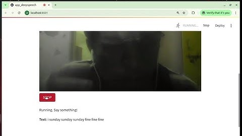 Python streamlit speech to text