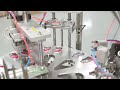 Automatic rotary sauce two head filling machine