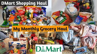 My Monthly Grocery Shopping | Dmart Shopping Haul | Dmart Vlog