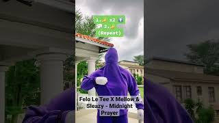 Felo Le Tee X Mellow & Sleazy - Midnight Prayer | Amapiano Dance Challenge (Tutorial) #amapiano