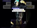 Ghosting didn’t realise he was being SUS!?!?!😭😭😭 #funny #batmanarkhamnight #batman #fyp #foryou