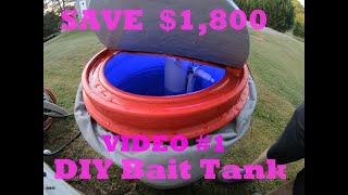 Save $1,800 by building your own bait tank.