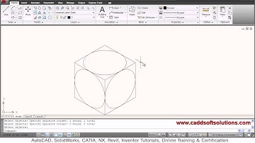 AutoCAD Isometric Circle Tutorial | AutoCAD 2010
