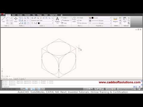 AutoCAD Isometric Circle
