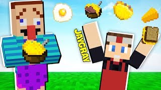 JAYGRAY TRỞ THÀNH THỢ BÁN BÁNH MÌ TRỨNG TRONG MINECRAFT*BÁN BÁNH MÌ TRỨNG CHIÊN CHO DÂN LÀNG