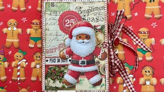 Gingerbread Man Journal - Front and Back Covers