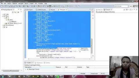 Program Menu Case Pemilihan Menu Makanan dengan Java Eclips
