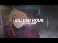 Golden hour  jvke edit audio