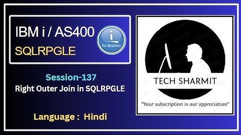 Right Outer Join in sqlrpgle | cursors in sqlrpgle | sqlrpgle programming | Joins in ibmi db2 | IBMi