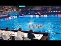 Чемпионат Европы 2018 / группа/ синхронное плавание / полуфинал / произвольная программа