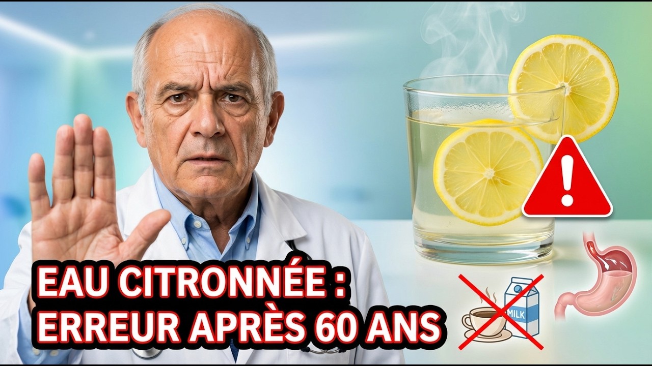 Vous buvez mal votre eau citronnée le matin… voici l’erreur que font les seniors