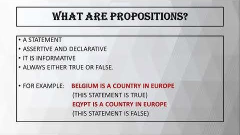 Propositions and Sentences