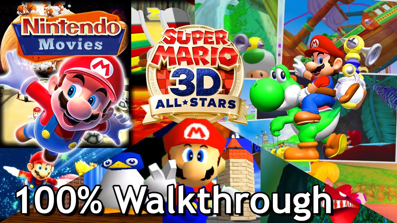 Super Mario 64 - Full Game 100% Walkthrough 