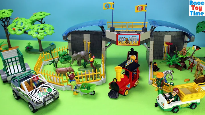 Playmobil Safari Animals Zoo Playset Build and Play - Fun Toys For Kids