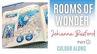 Colour Along | Rooms of Wonder by Johanna Basford | Aquarium Room | Part 1
