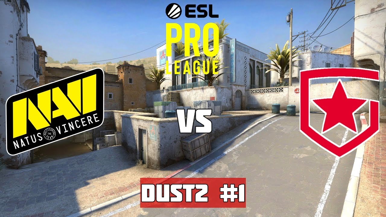 Группа C. NAVI vs GAMBIT. Map-1 Dust2. ESL Pro League Season 13