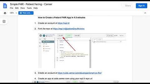 Patient FHIR in 4.5 minutes (video #1)